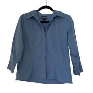 Ann Taylor Blue Button Down Shirt